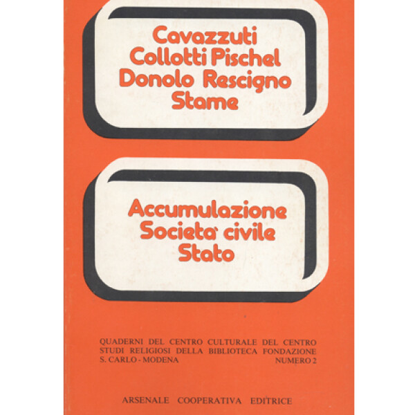 Accumulazione, società civile, stato